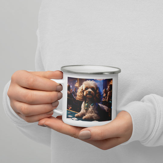 Cavapoo General- Enamel Mug v20