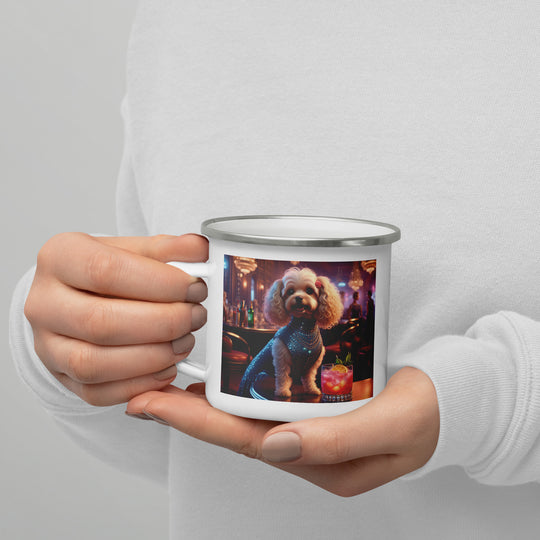 Cavapoo General- Enamel Mug v22