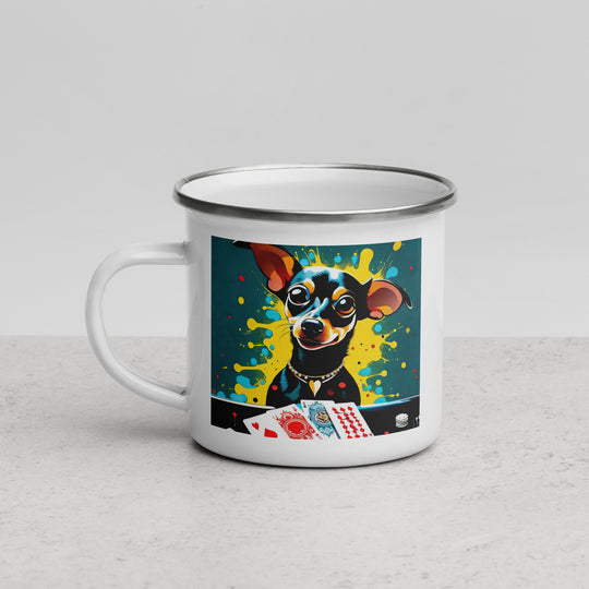 Chiweenie General- Enamel Mug v6