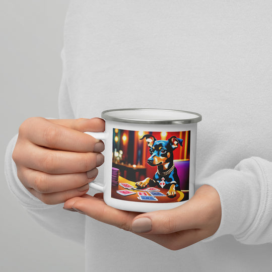 Chiweenie General- Enamel Mug v16