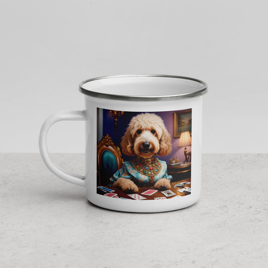 Goldendoodle- Enamel Mug v3