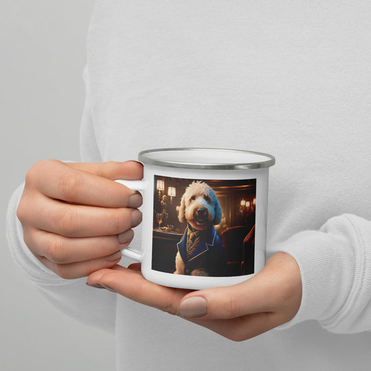 Goldendoodle- Enamel Mug v5