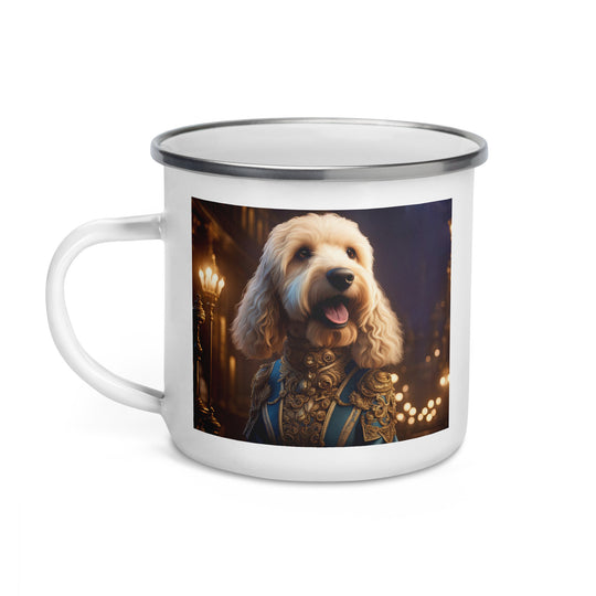 Goldendoodle- Enamel Mug v10