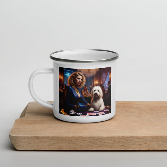 Goldendoodle- Enamel Mug v22