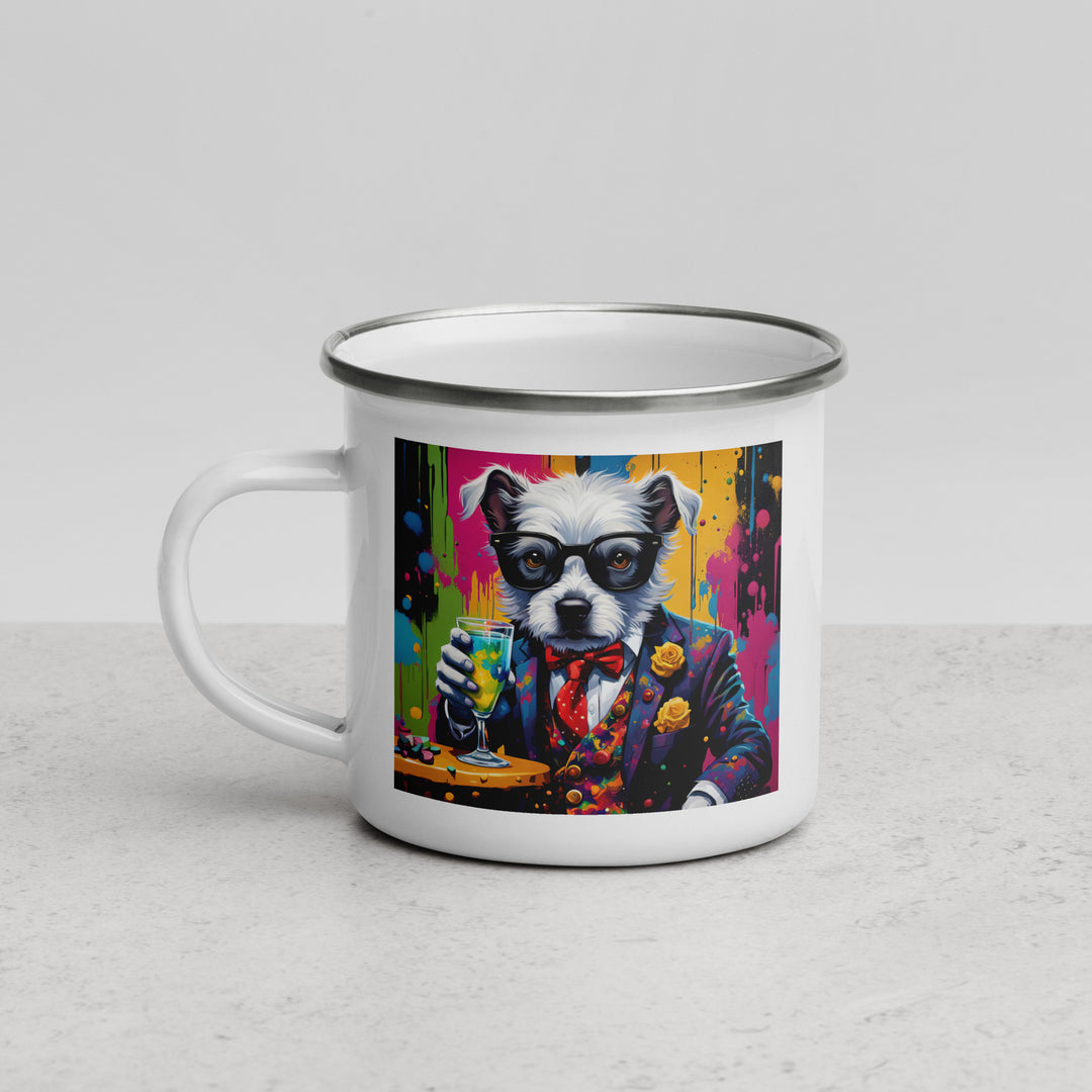 Pekapoo General- Enamel Mug v12