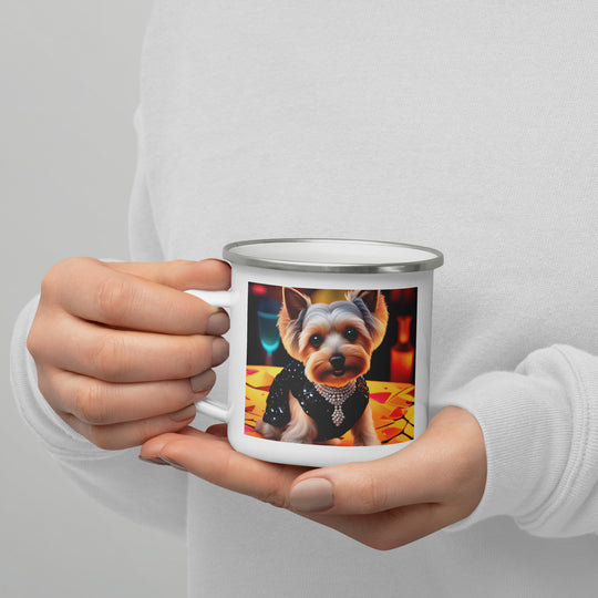 Yorkipoo General- Enamel Mug v6