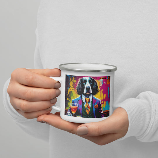 Sprocker Spaniel General- Enamel Mug v13