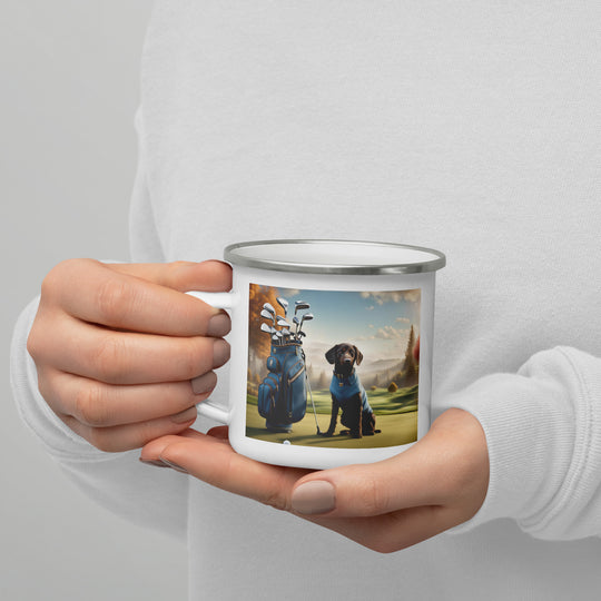 Springador Golfer- Enamel Mug v3