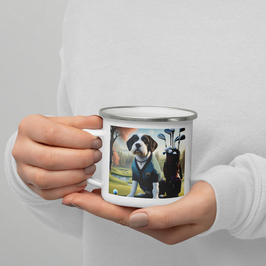 Springador Golfer- Enamel Mug v6