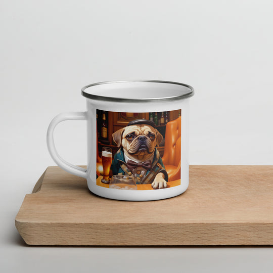 Puggle General- Enamel Mug v2