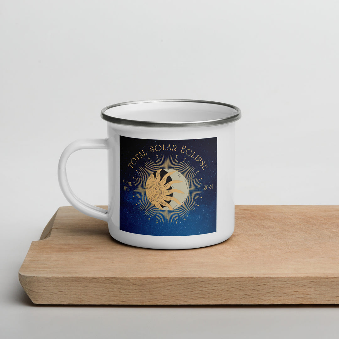 American Bulldog Eclipse- Enamel Mug