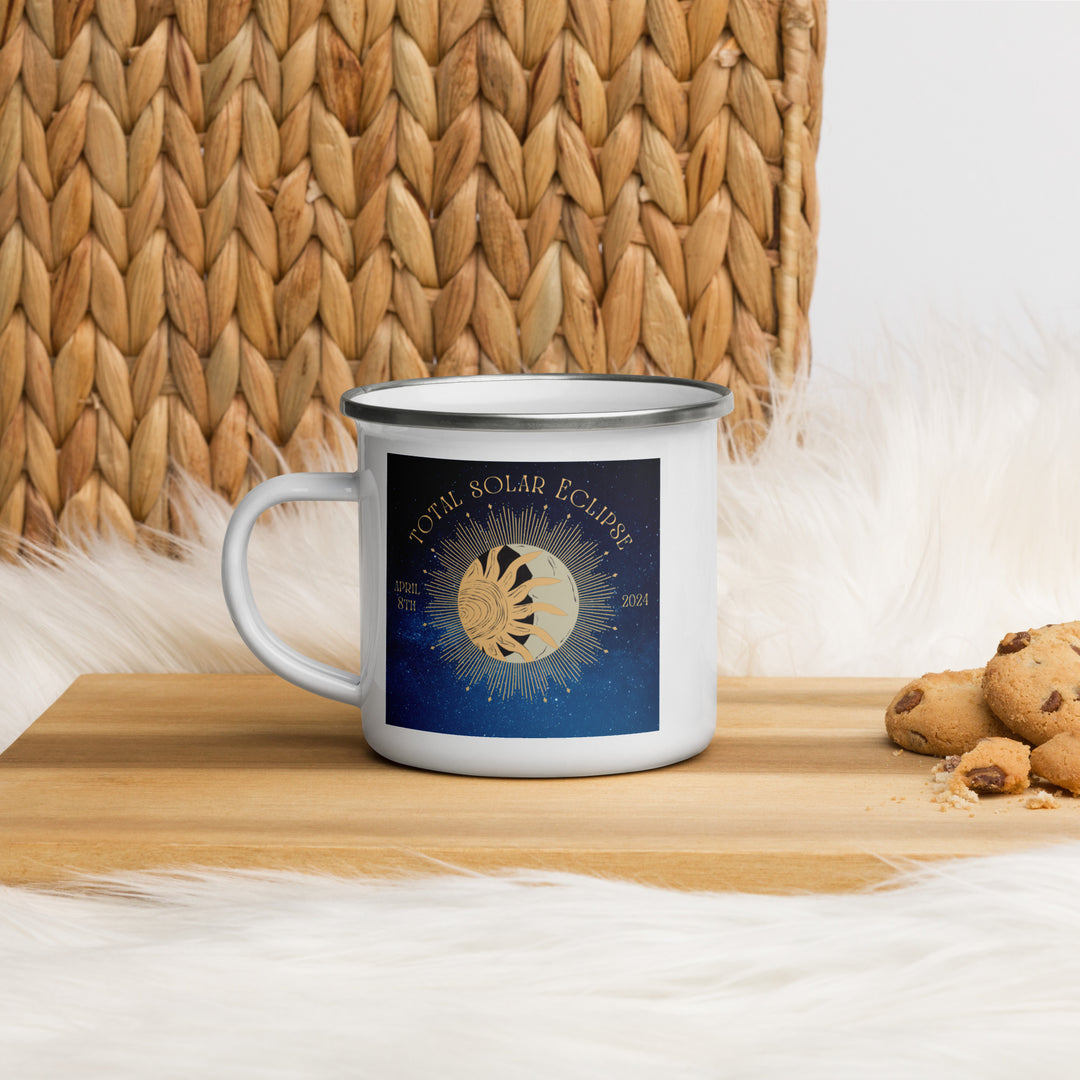 Australian Shepherd Eclipse- Enamel Mug v2