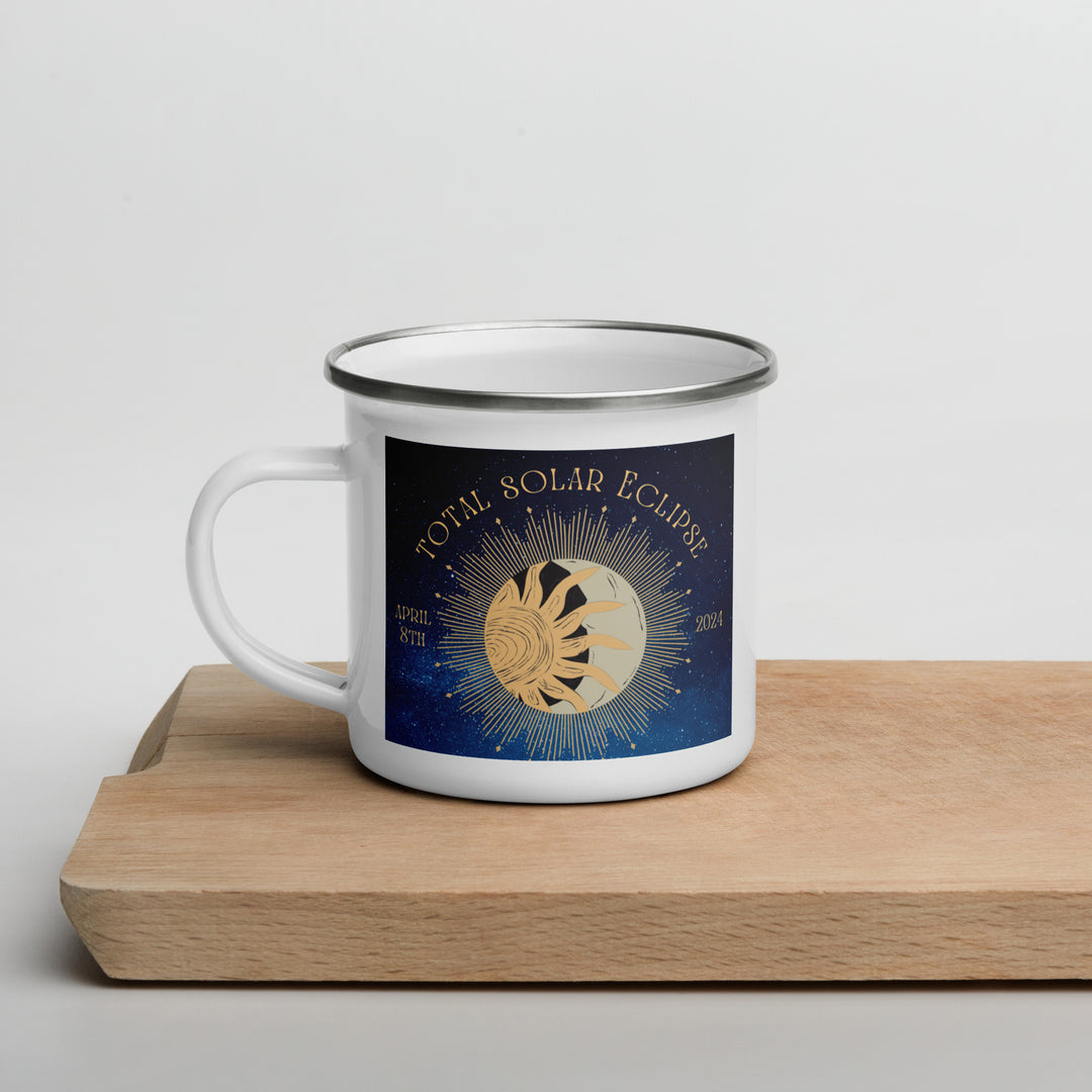 German Shepherd Eclipse- Enamel Mug