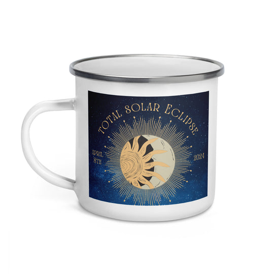 Texas Heeler Eclipse- Enamel Mug v2