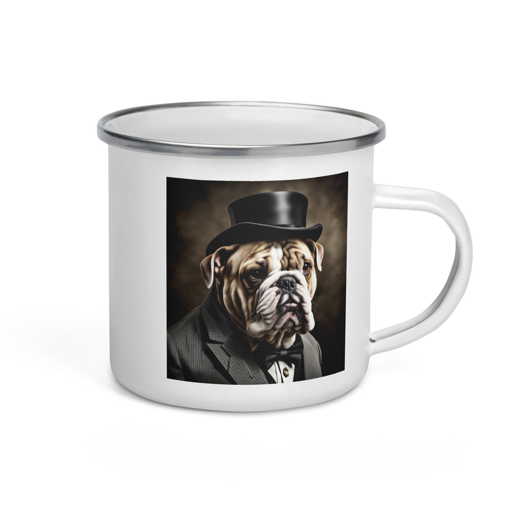 Bulldog- Enamel Mug