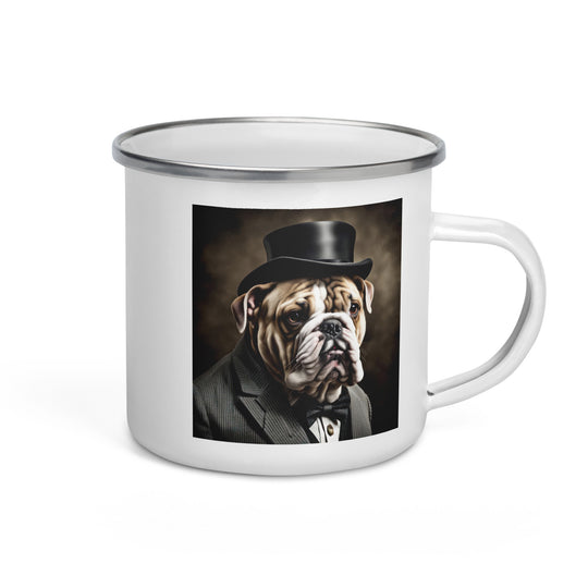 Bulldog- Enamel Mug