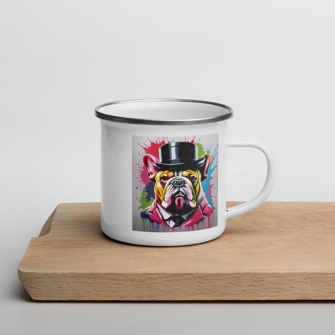 Bulldog- Enamel Mug v2