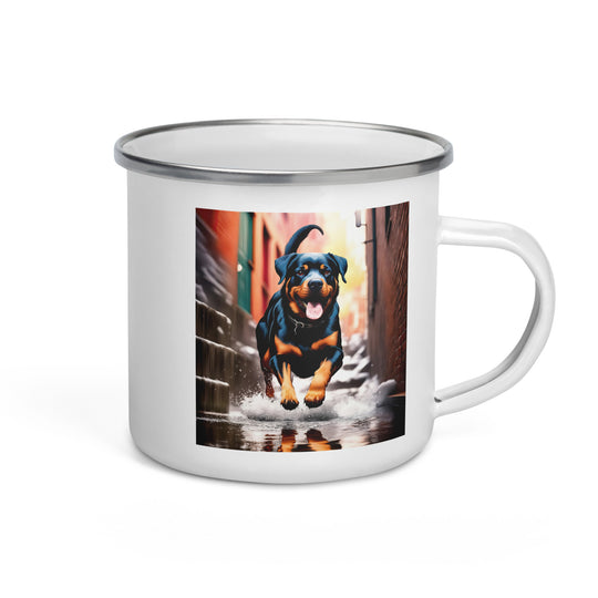 Rottweiler- Enamel Mug v2