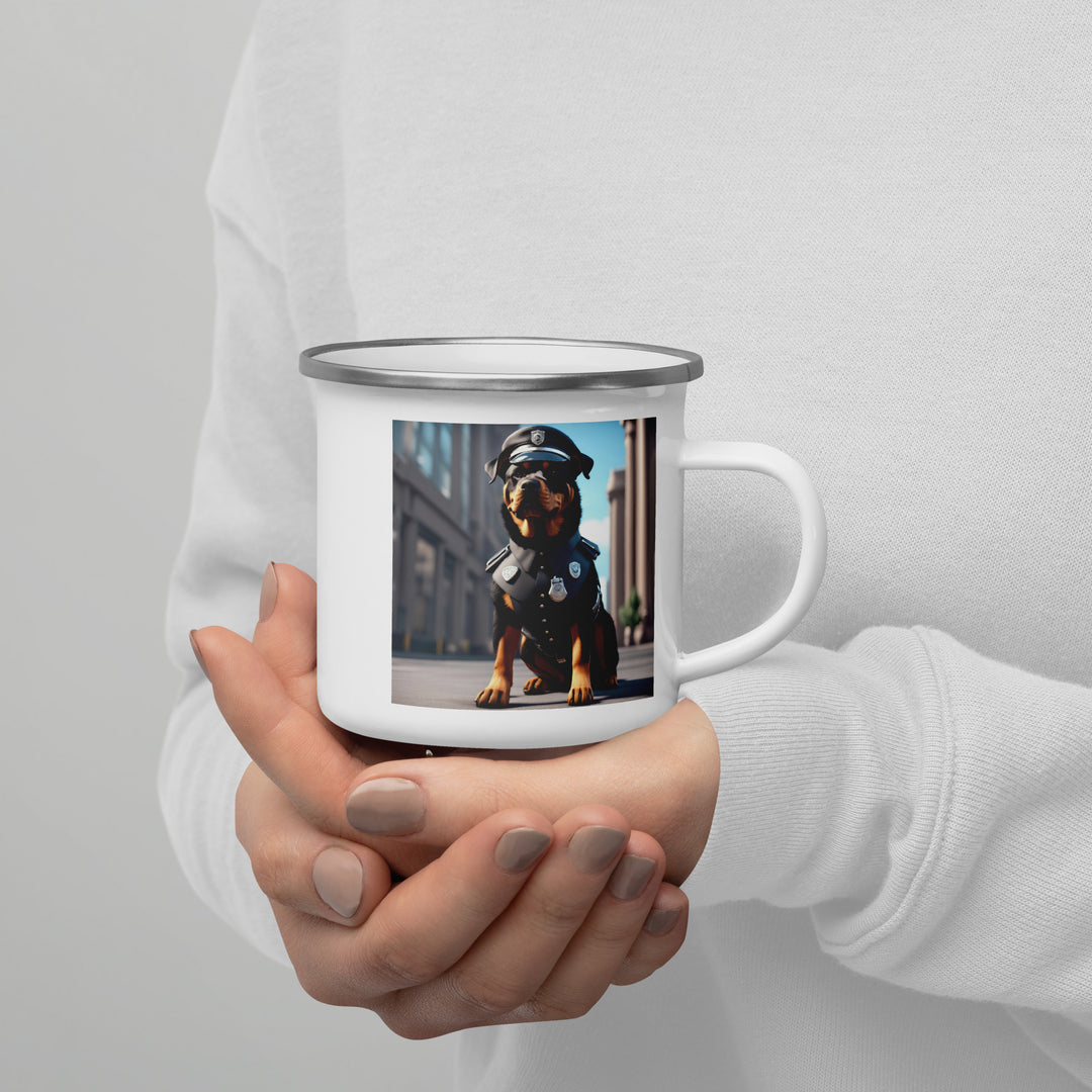 Rottweiler- Enamel Mug v3