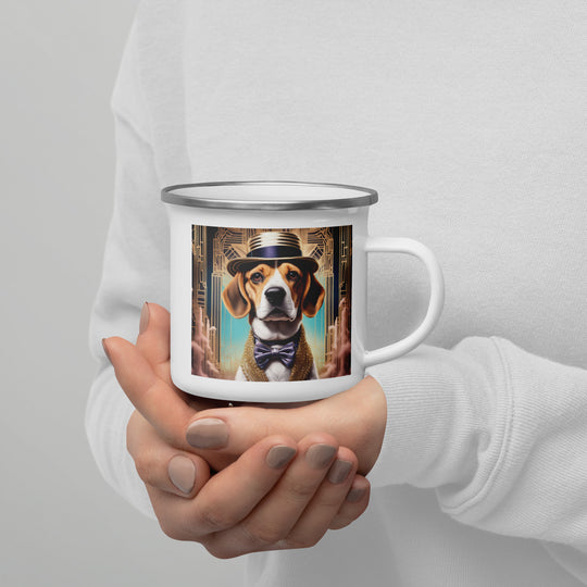 Beagle- Enamel Mug v2