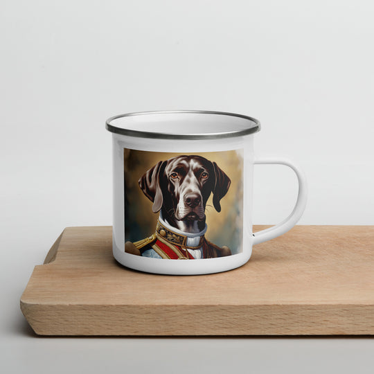 German Shorthaired Pointer- Enamel Mug