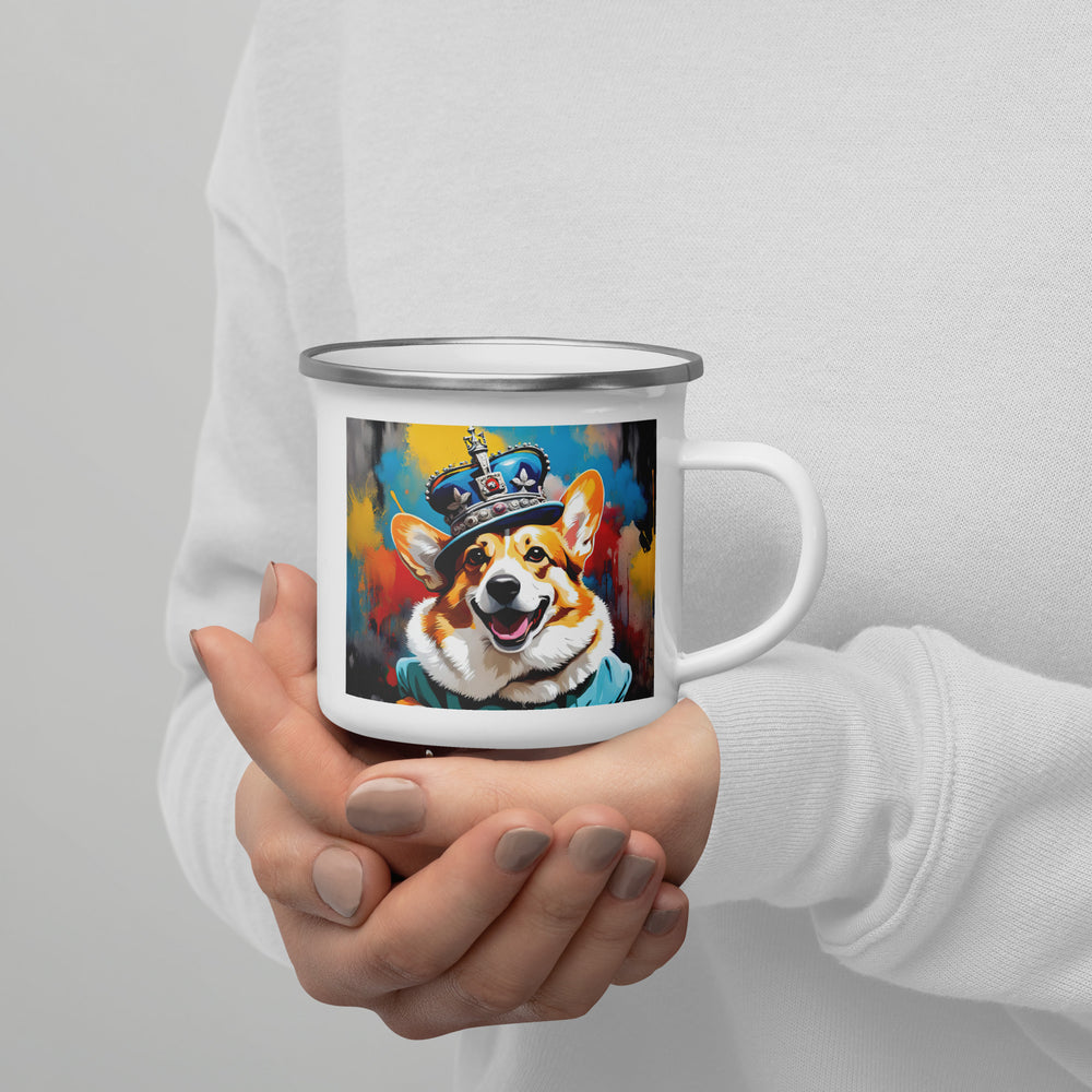 Pembroke Welsh Corgi- Enamel Mug v2