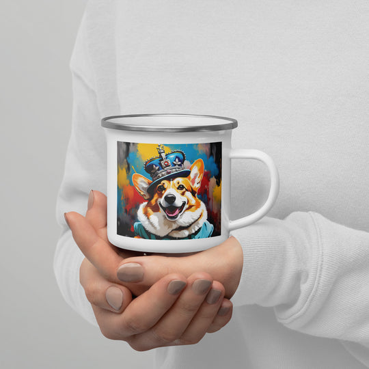 Pembroke Welsh Corgi- Enamel Mug v2