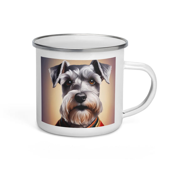 Miniature Schnauzer- Enamel Mug