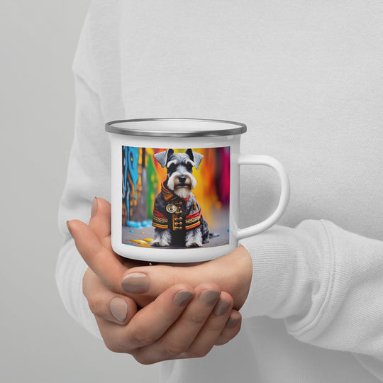 Miniature Schnauzer- Enamel Mug v2