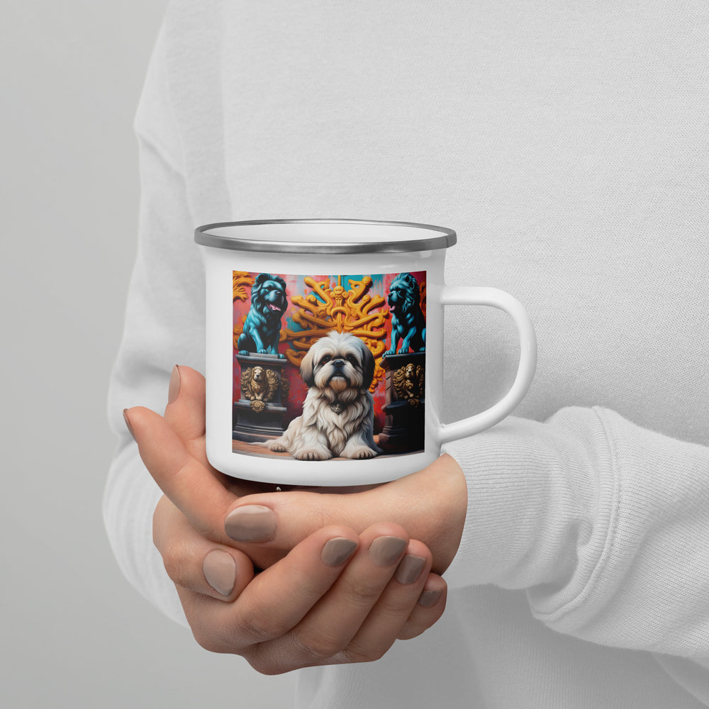 Shih Tzu- Enamel Mug v3