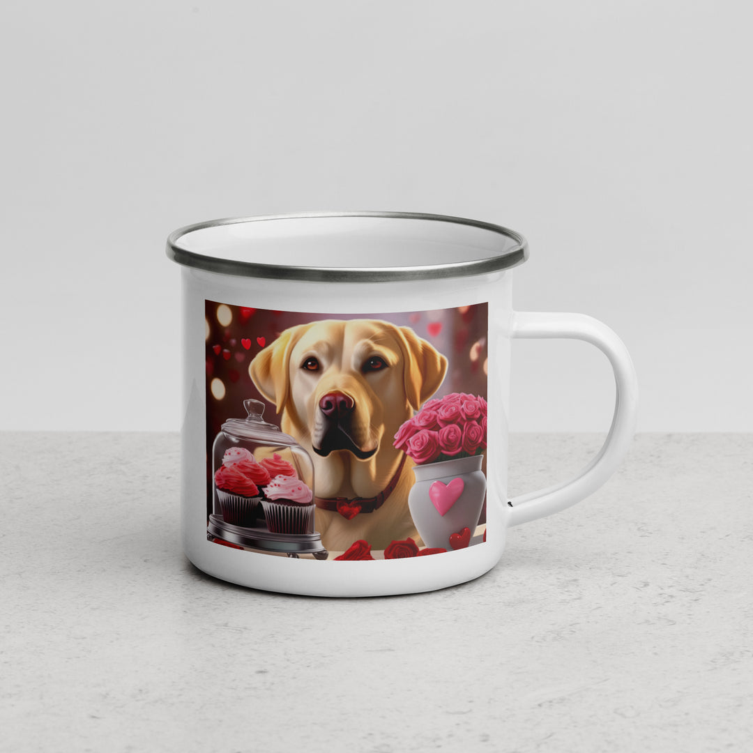 Labrador Retriever Romantic- Enamel Mug