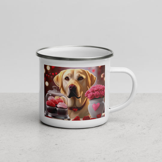 Labrador Retriever Romantic- Enamel Mug