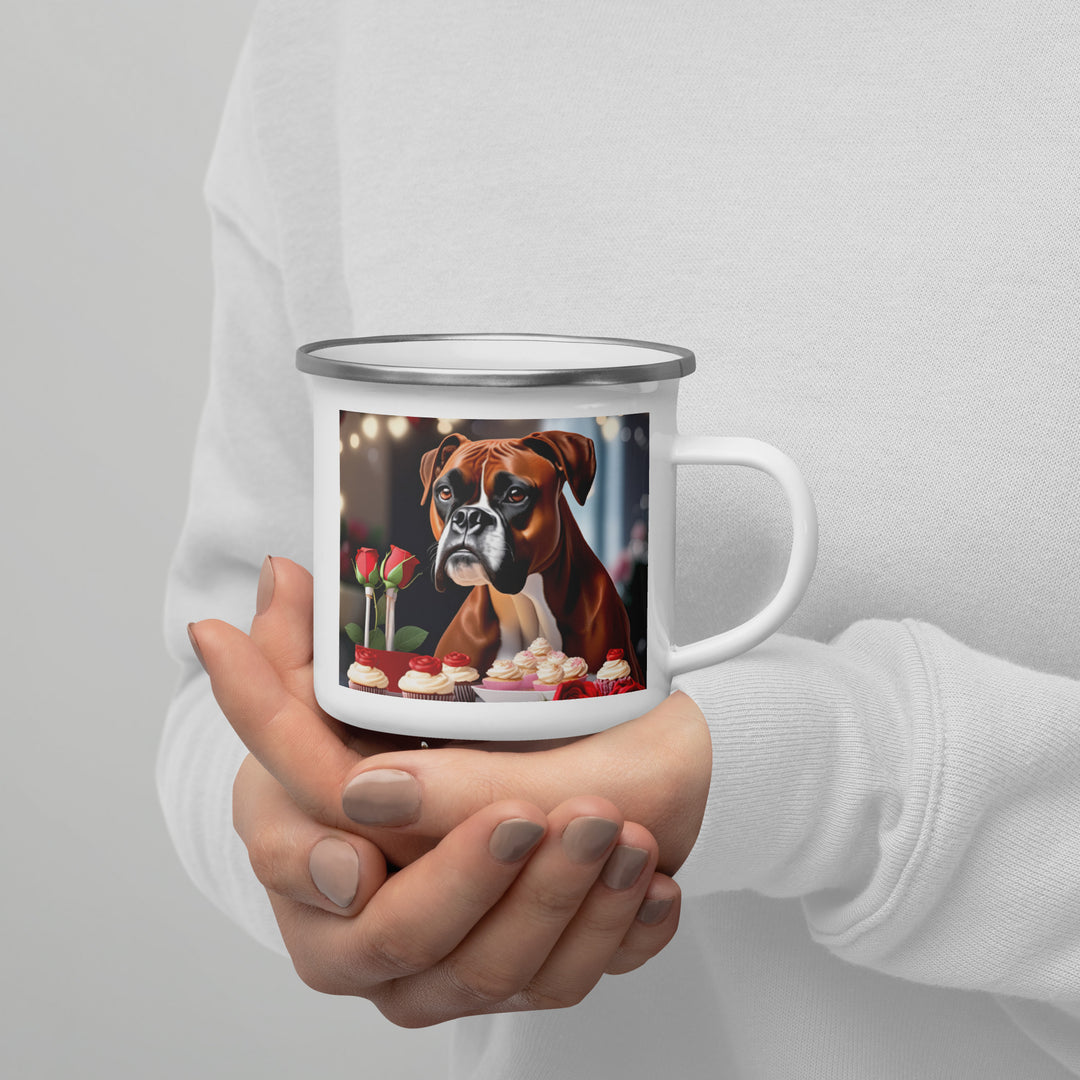 Boxer Romantic- Enamel Mug v2