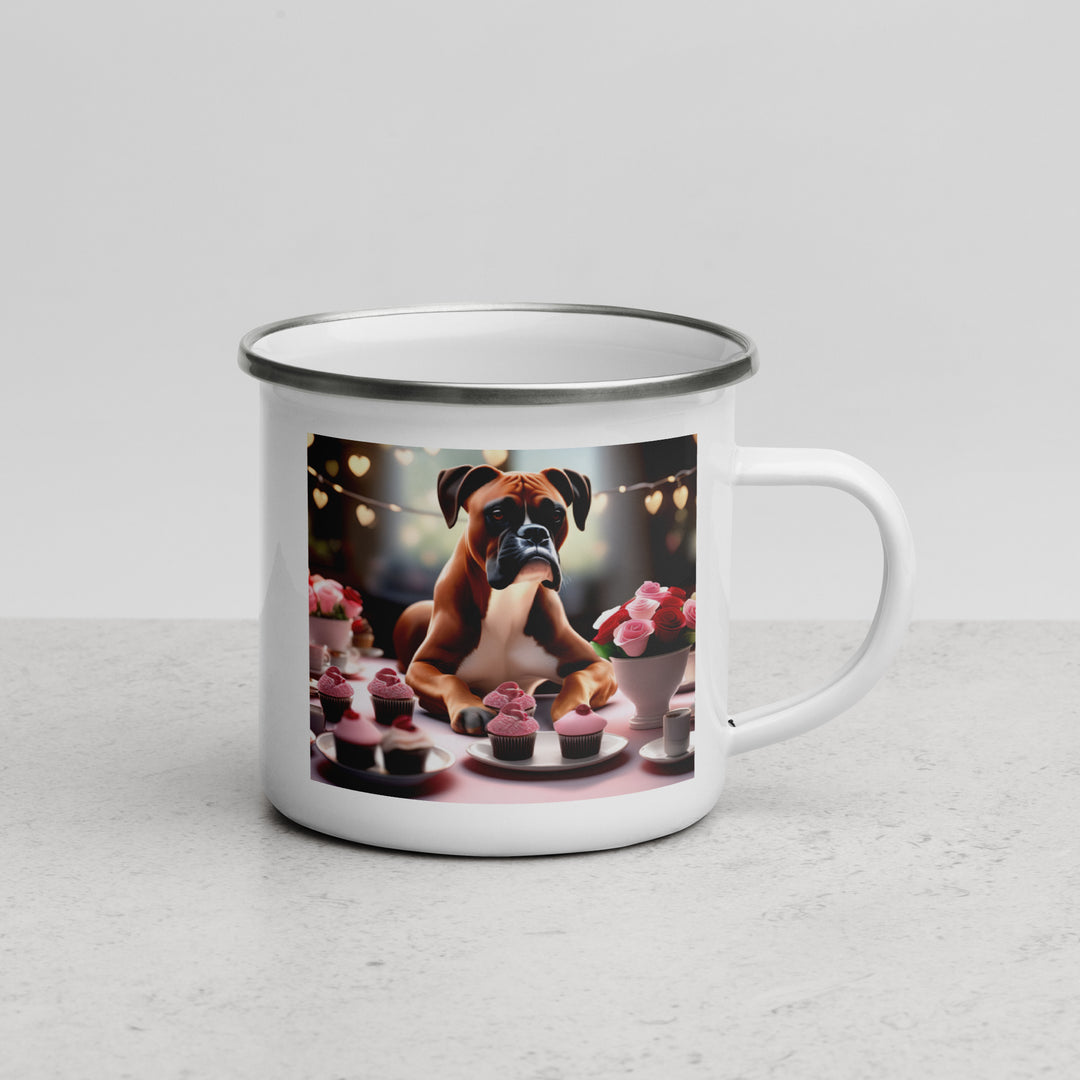 Boxer Romantic- Enamel Mug v3