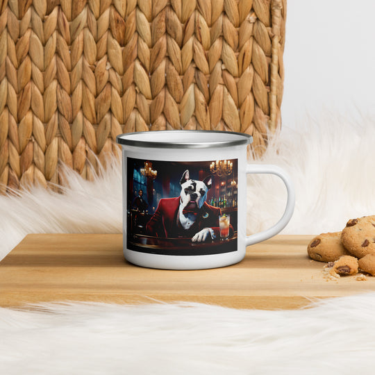 Catahoula Bulldog General- Enamel Mug v7