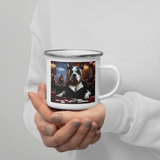 Catahoula Bulldog General- Enamel Mug v9