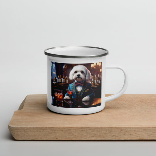 Cavachon- Enamel Mug v3