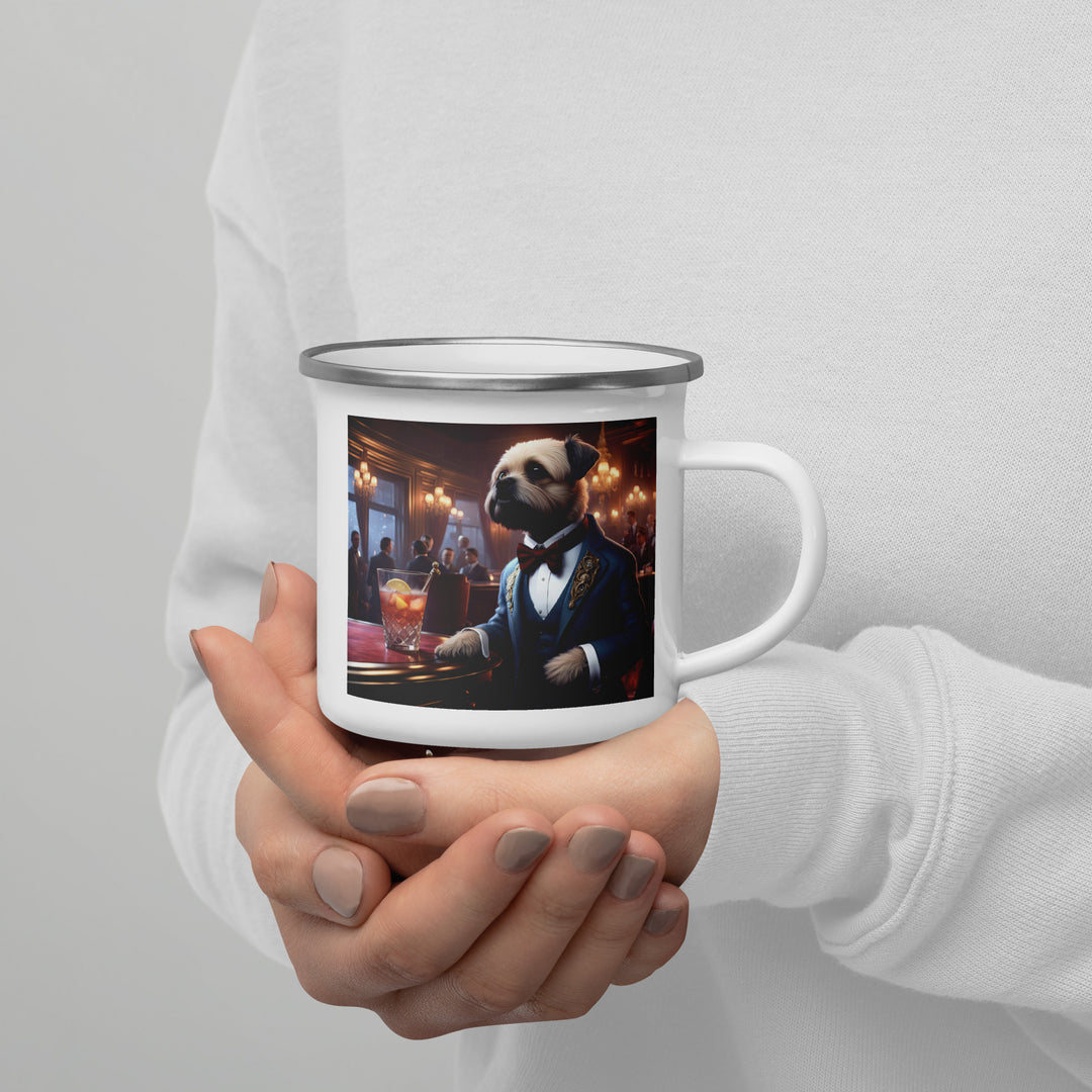 Cavapoo General- Enamel Mug v6