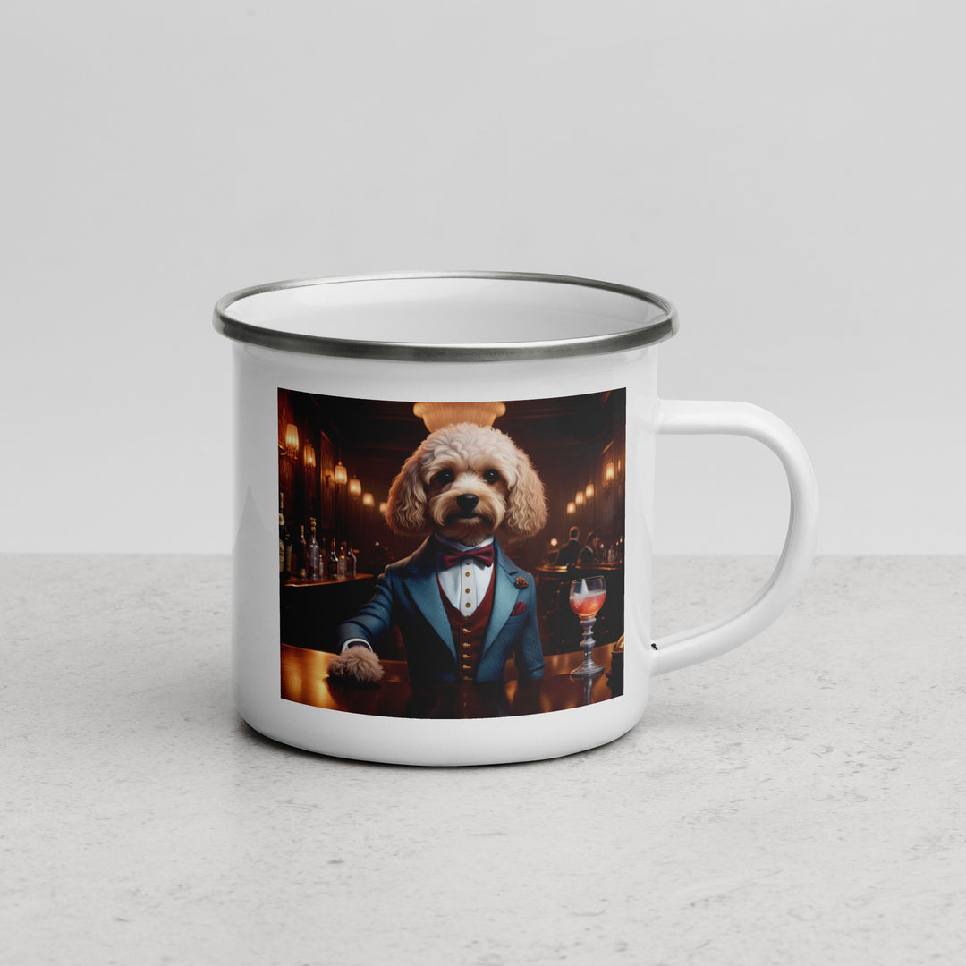 Cavapoo General- Enamel Mug v9