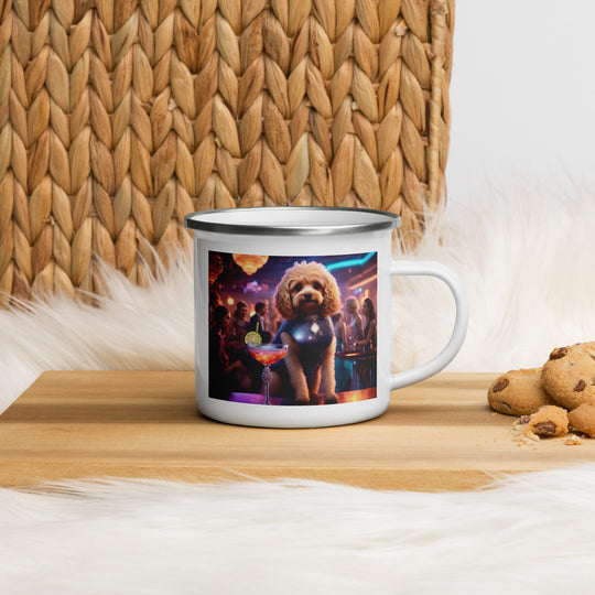 Cavapoo General- Enamel Mug v11