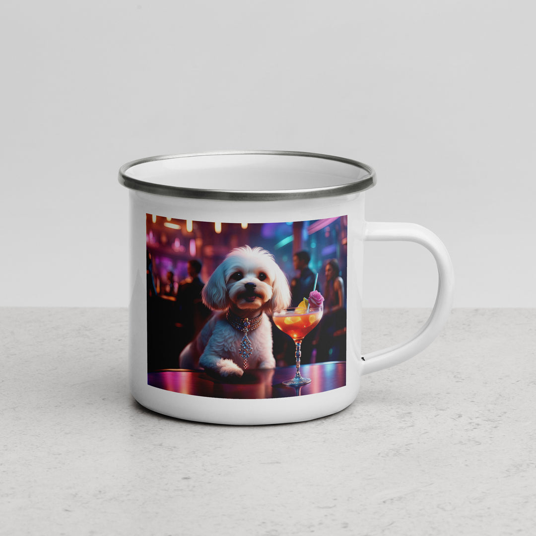 Cavapoo General- Enamel Mug v12