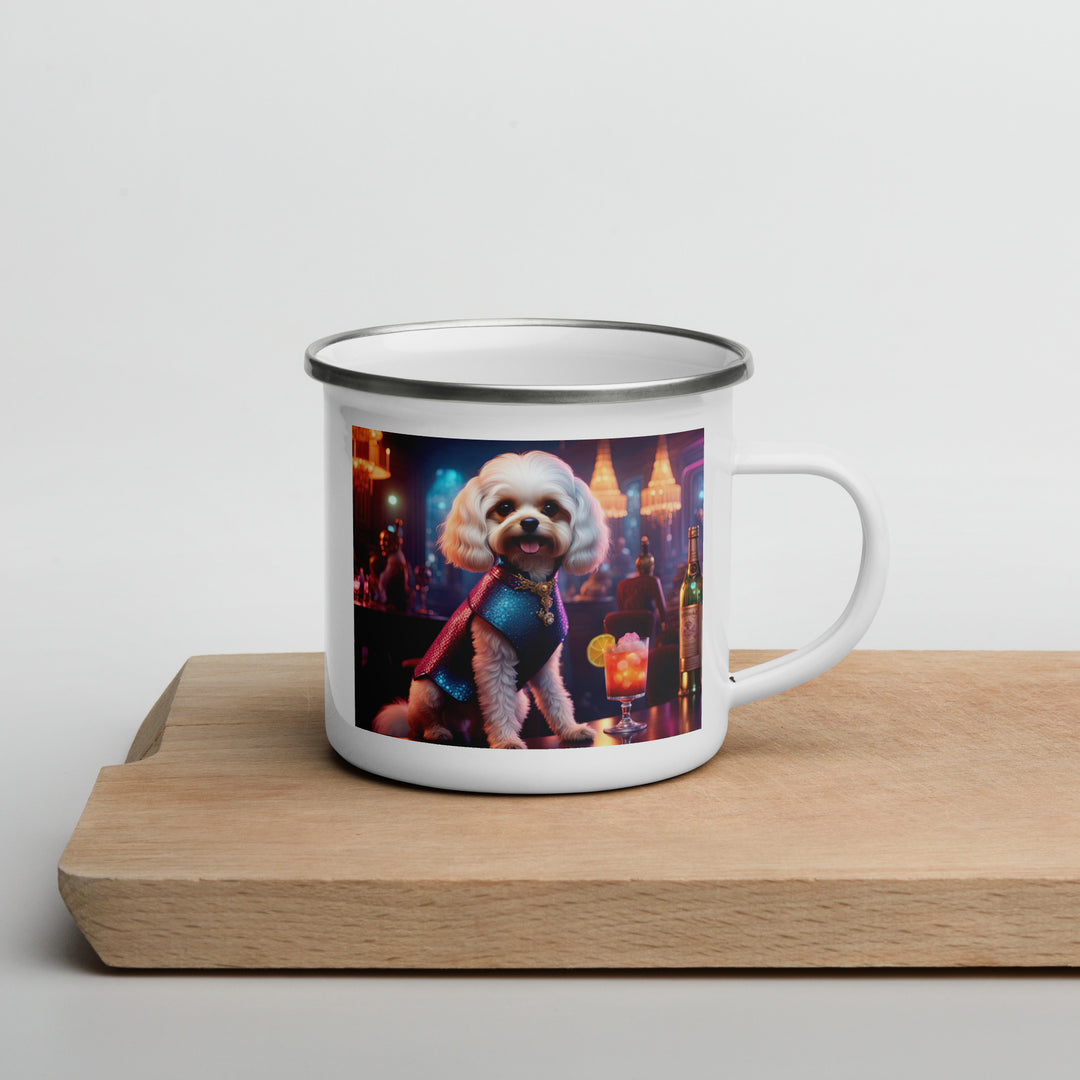 Cavapoo General- Enamel Mug v23