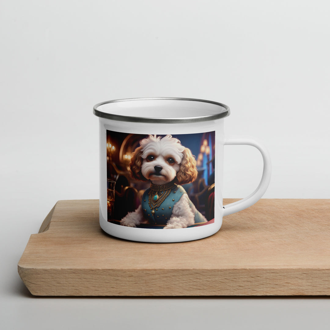 Cavapoo General- Enamel Mug v26