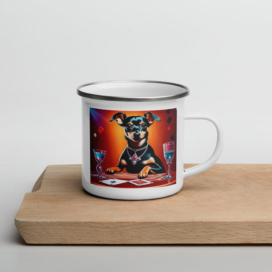 Chiweenie General- Enamel Mug v4