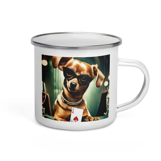 Chiweenie General- Enamel Mug v5