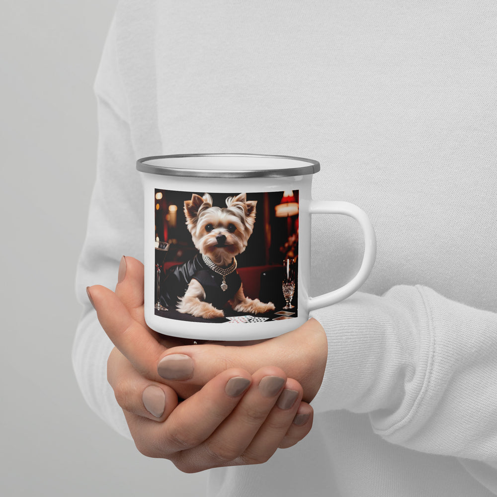 Morkie General- Enamel Mug v4