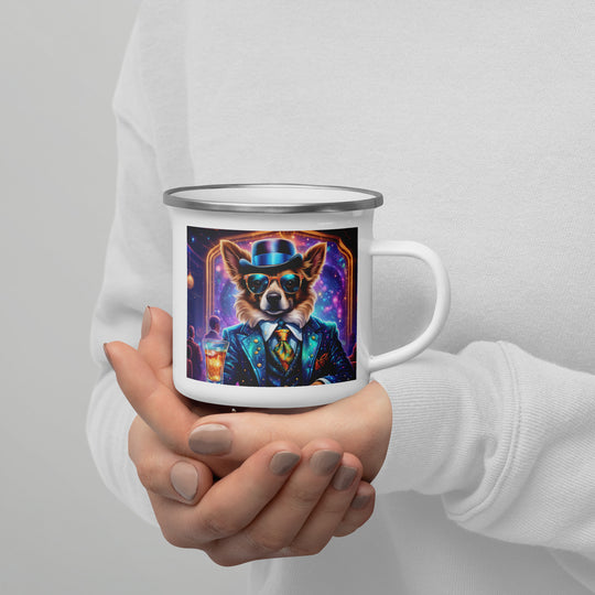 Pekapoo General- Enamel Mug v11