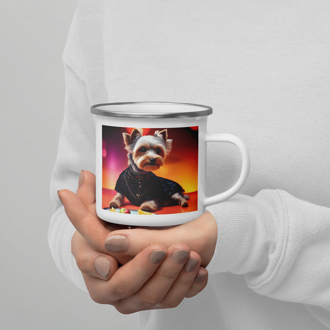 Yorkipoo General- Enamel Mug v4