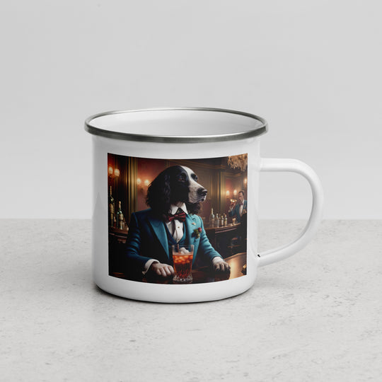 Sprocker Spaniel General- Enamel Mug v15