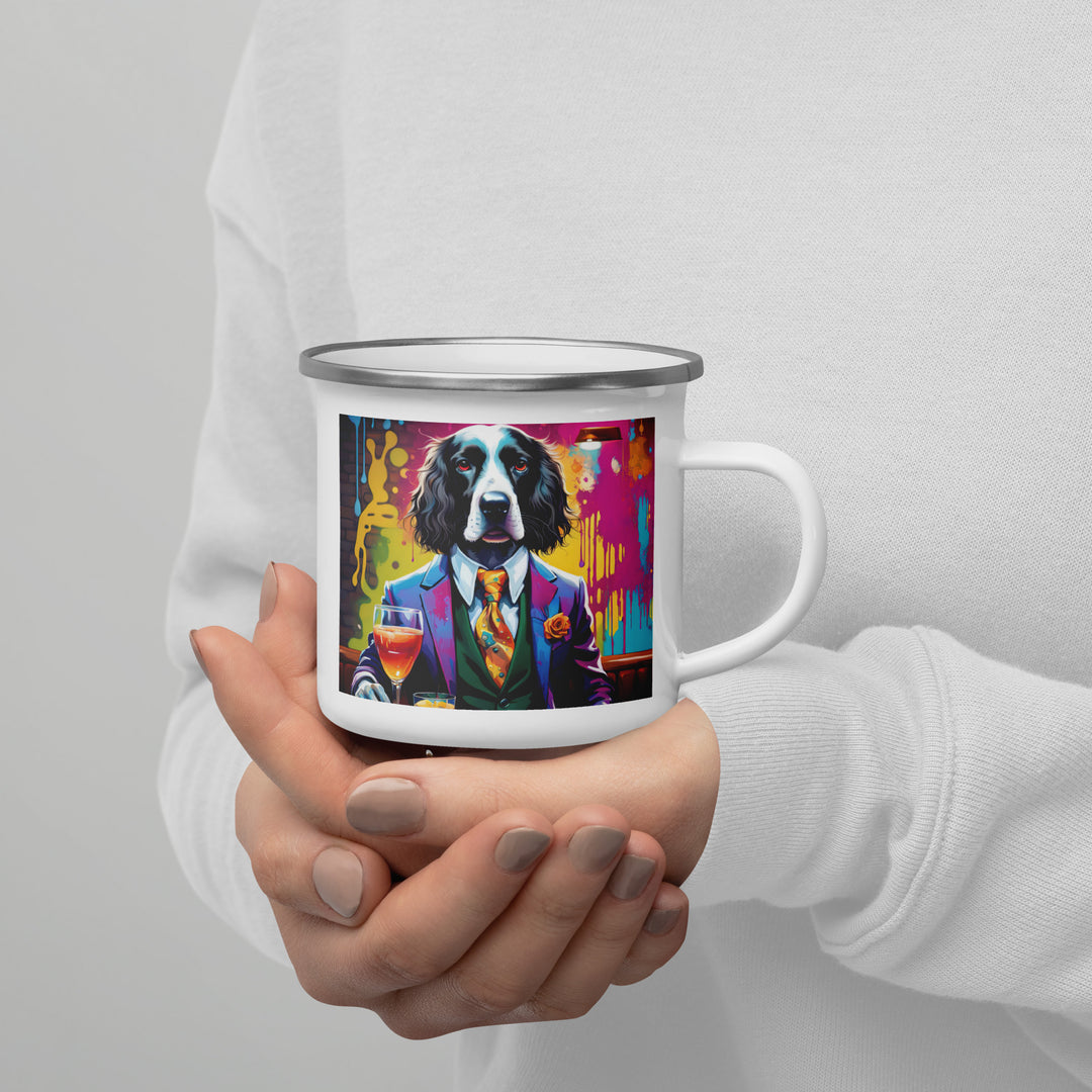 Sprocker Spaniel General- Enamel Mug v13